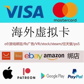 FB服务器付费/ visa 万事达虚拟卡