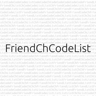FriendChCodeList